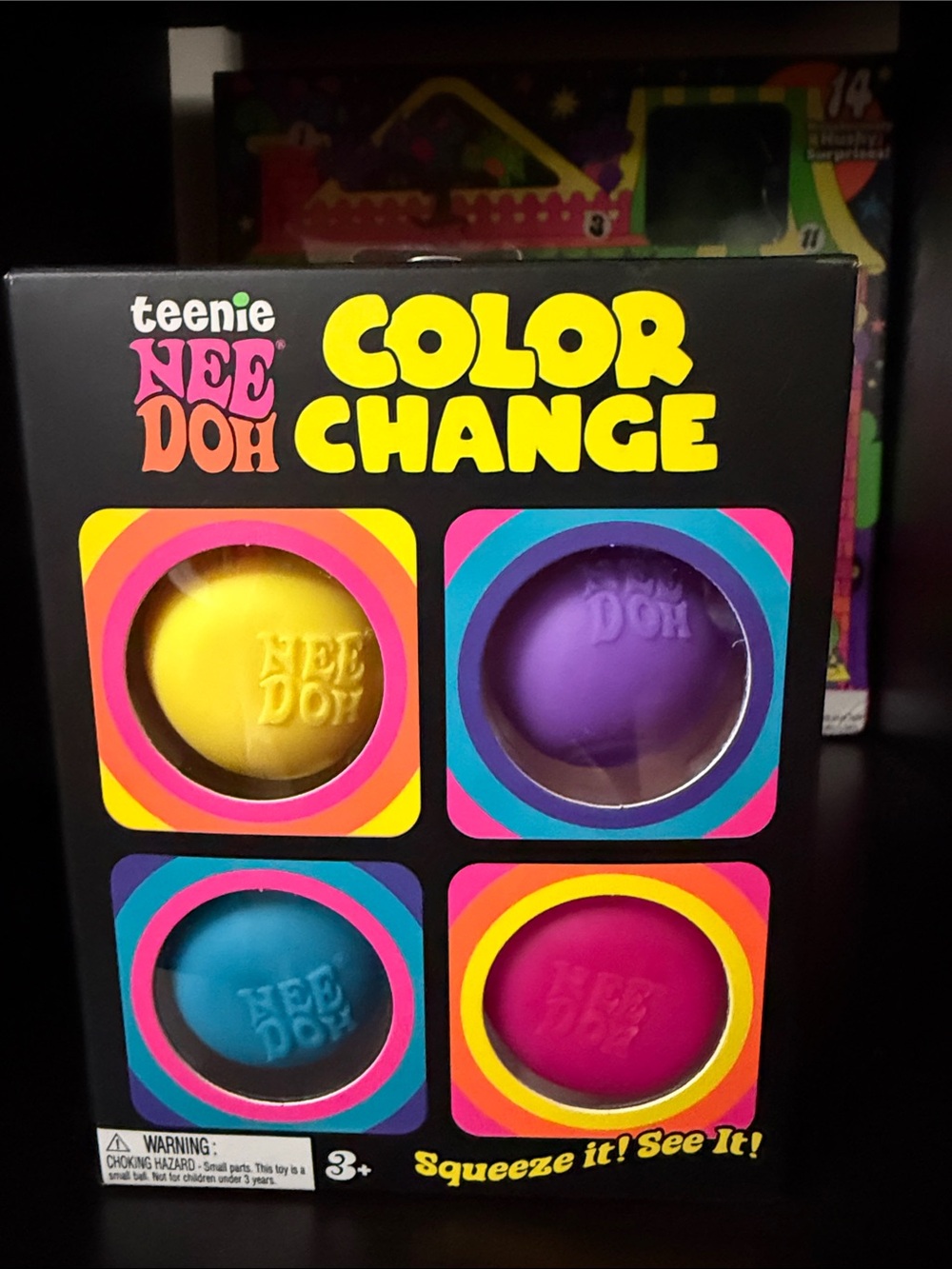 Teenie NeeDoh Color Change Globs 4-Pack â¨đ